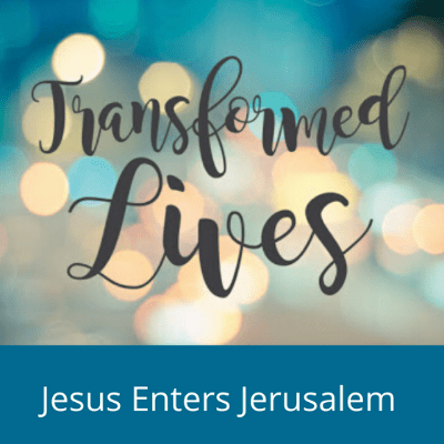 Jesus Enters Jerusalem Transformed Lives