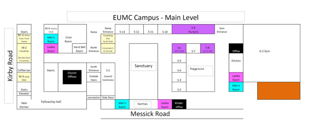 EUMC Main Campus Map